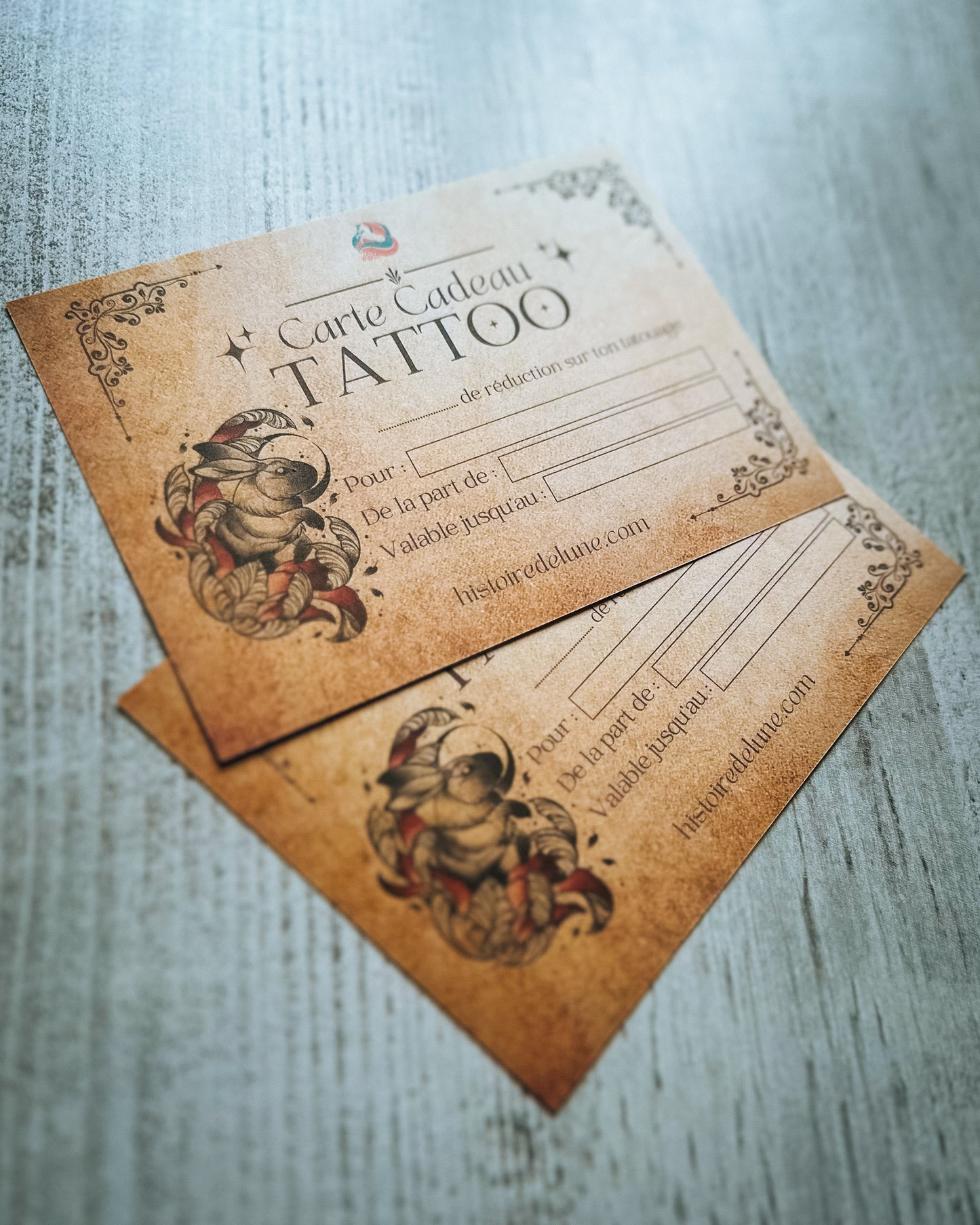Carte cadeau Tattoo