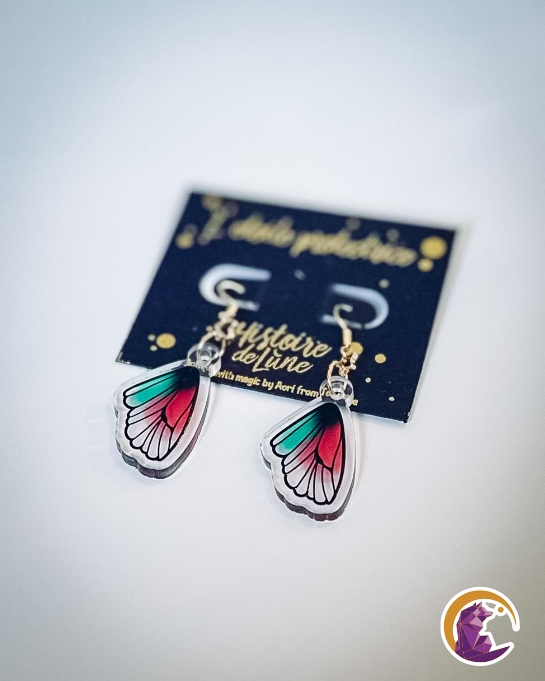 Boucles d'oreilles acryliques