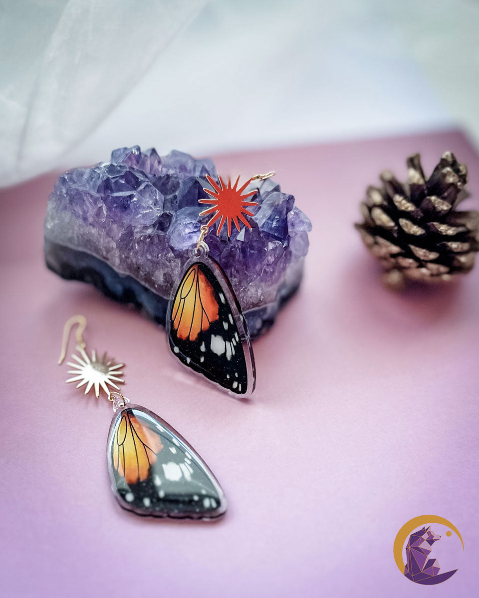Boucles d'oreilles acryliques