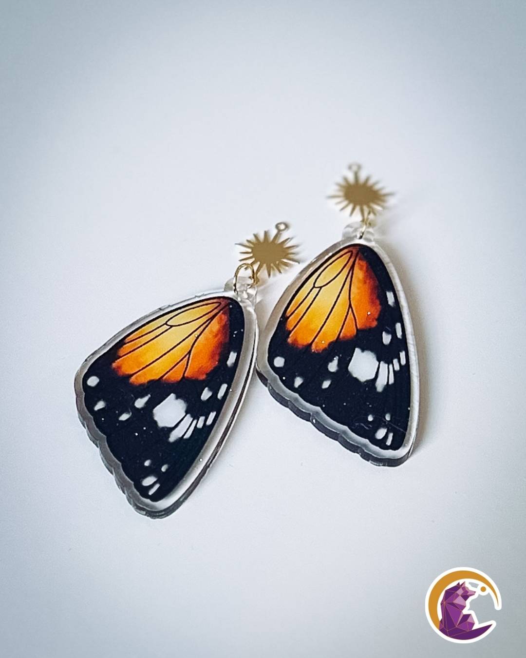 Boucles d'oreilles acryliques