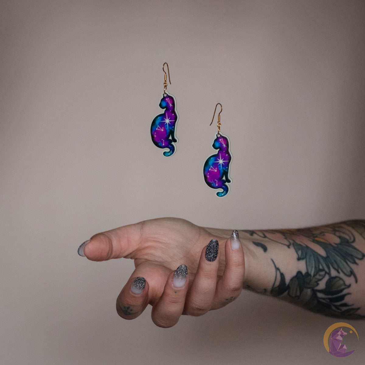 Boucles d'oreilles acryliques