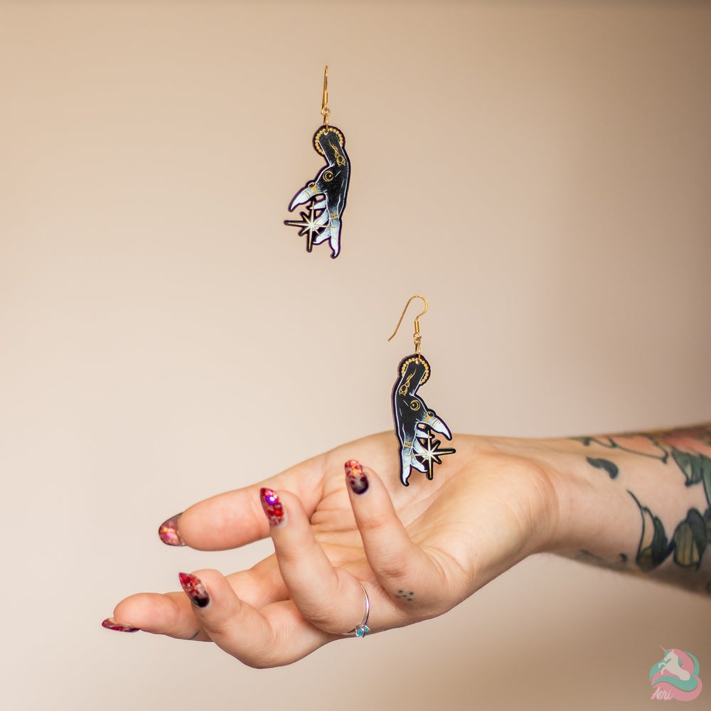 Boucles d'oreilles acryliques