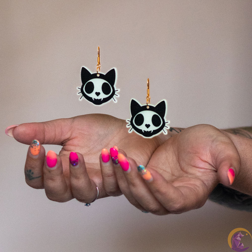 Boucles d'oreilles acryliques
