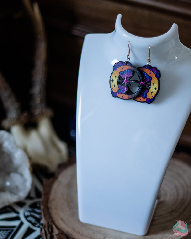 Boucles d'oreilles acryliques