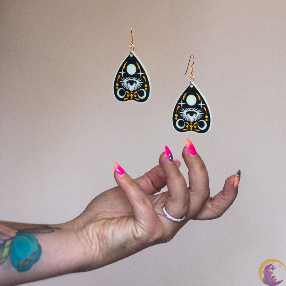Boucles d'oreilles acryliques