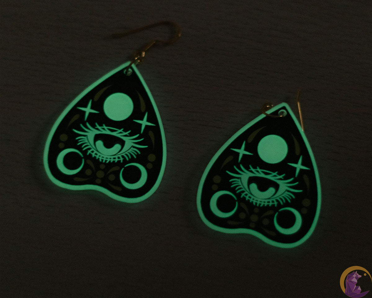 Boucles d'oreilles acryliques
